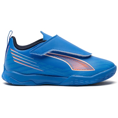 Chuteira Futsal Infantil Puma Ultra 6 Play Com Velcro - Foto 2