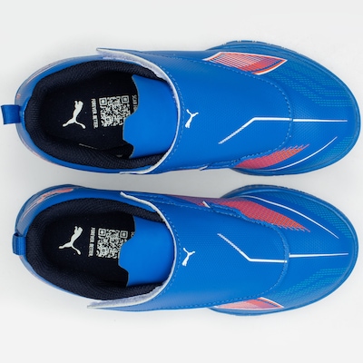 Chuteira Futsal Infantil Puma Ultra 6 Play Com Velcro - Foto 4