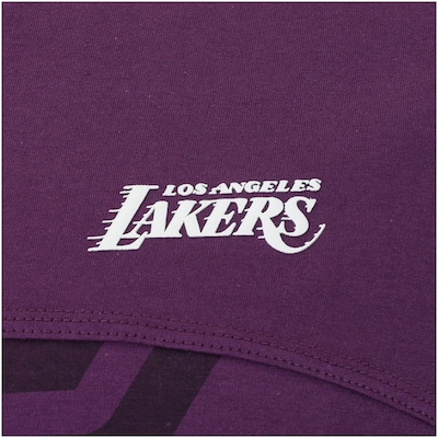 Camiseta Los Angeles Lakers NBA Fullface N0960 Masculina - Foto 4