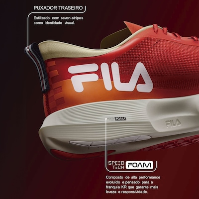 Tênis Feminino Fila KR7 Pro Speed Tech - Foto 4