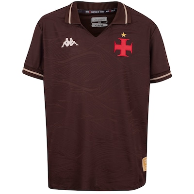Camisa do Vasco da Gama III 25/26 Torcedor Kappa Infantil - Foto 1