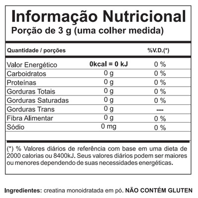 Creatina 4+ Nutrition CRM+ / Monohidrato Creapure - Natural - 400g - Foto 2
