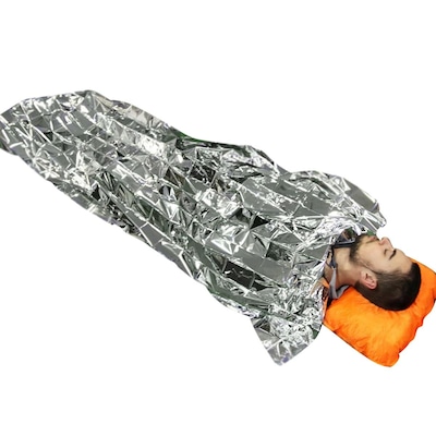Saco de Dormir de Emergência Nautika Aluminizado - Foto 3