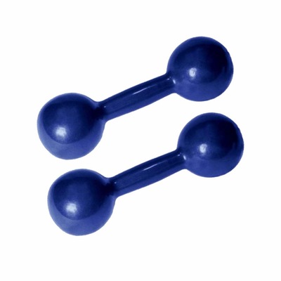 Halter Natural Fitness Emborrachado - Par - 8Kg - Foto 1