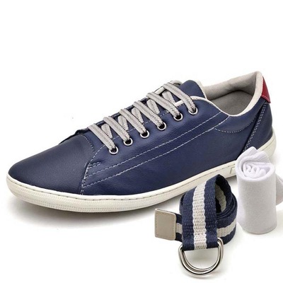 Kit Stopp com Sapatênis + Meia + Cinto Casual 5 - Adulto - Masculino - Foto 3