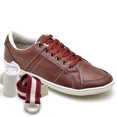 Kit Stopp com Sapatênis + Meia + Cinto Casual 24 - Adulto - Masculino - Foto 1