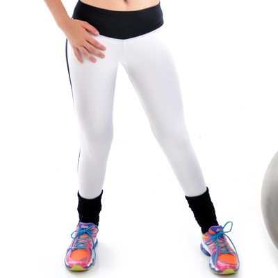Calça Legging Mama Latina Suplex e Cirre - Feminina - Foto 1