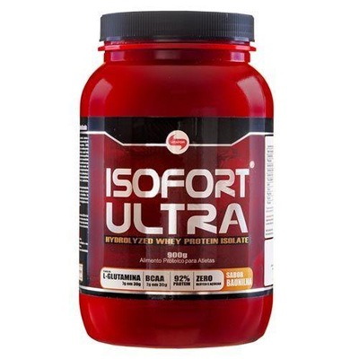 Whey Protein Isolado Vitafor Isofort Ultra Zero Carb - Baunilha - 900g - Foto 1