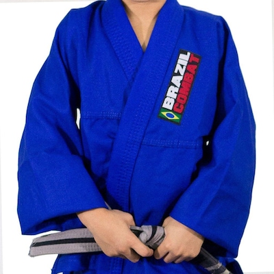 Kimono Jiu-Jitsu Brazil Combat Reforçado - Infantil - Foto 4