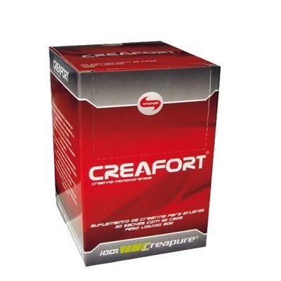Creatina Vitafor Creafort Creapure - 30 Sachês 3g - Foto 1