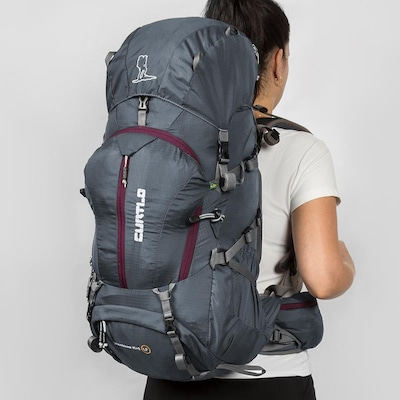 Mochila Cargueira Curtlo Mountaineer LF - 40+5L - Feminina - Foto 5