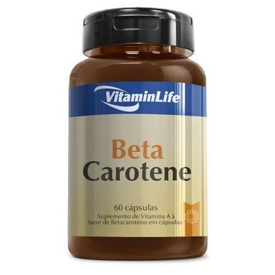 Beta Caroteno VitaminLife - 60 Cápsulas - Foto 1