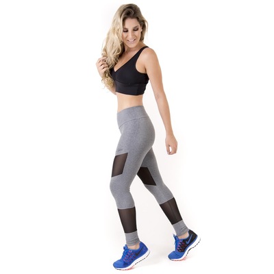 Calça Legging Mama Latina Fit Fierce Cross - Feminina - Foto 5