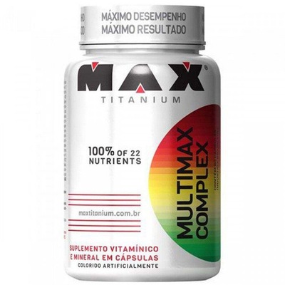 Multivitamínico Max Titanium Multimax Complex - 90 Cápsulas - Foto 1