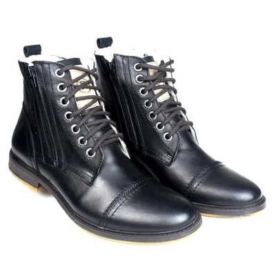 Bota Coturno BM Brasil em Couro com Zíper e Palmilha Gel 651BM1 - Masculina - Foto 3