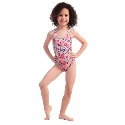 Maiô para Natação Swim Colors Maria Lucia - Infantil - Foto 1