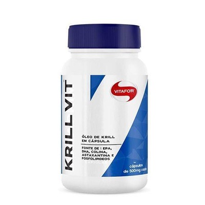 Óleo de Krill Vit Vitafor 500mg - 30 Capsulas - Foto 1