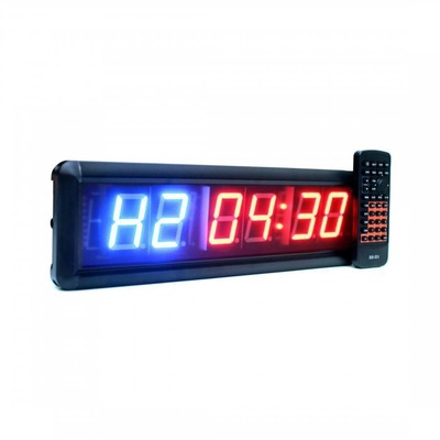 Relógio de Parede Digital Rope Store Timer LED com Cronômetro 6 Dígitos e Controle Remoto - Foto 1