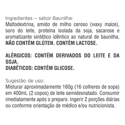 Hipercalórico Slim Weight Control Gainers Weight Slim - Baunilha - 3Kg - Foto 2