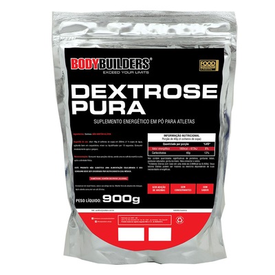 Dextrose BodyBuilders Pura Refil - Natural - 900g - Foto 1