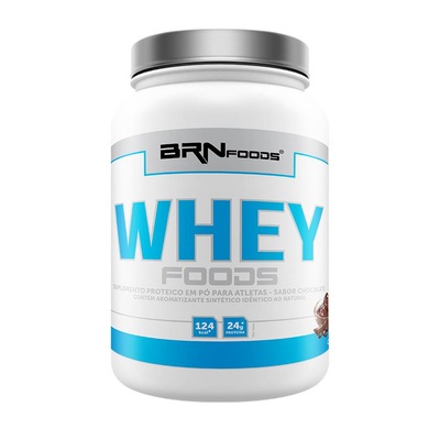 Whey Protein BRN Foods - Chocolate - 900g - Foto 1