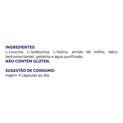 BCAA BRN Foods Premium - 450 Cápsulas - Foto 2
