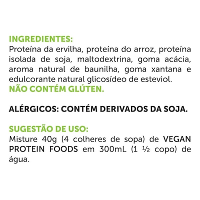 Whey Protein Vegan BRN Foods - Baunilha - 500g - Foto 2