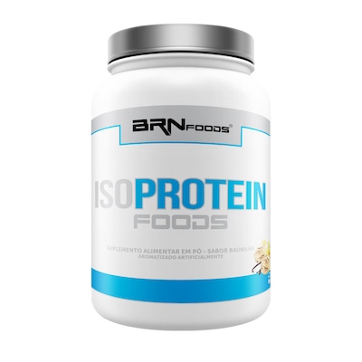 Whey Protein Isolada IsoProtein BRN Foods - Baunilha - 900g - Foto 1