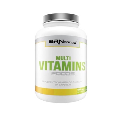 Multivitamínico BRN Foods - 90 Cápsulas - Foto 1