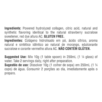 Colágeno Bodybuilders Bio Collagen II - Morango - 200g - Foto 2