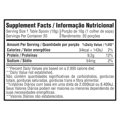 Colágeno Bodybuilders Bio Collagen II - Morango - 200g - Foto 3