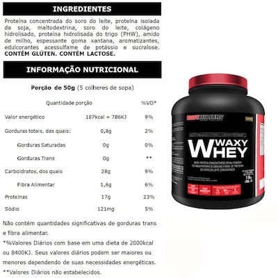 Waxy Whey Protein Bodybuilders - Baunilha - 2Kg - Foto 2