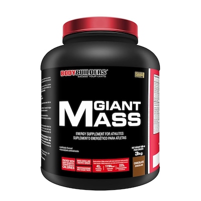 Hipercalórico Bodybuilders Giant Mass - Chocolate - 3Kg - Foto 1