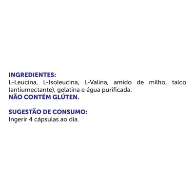 Premium BCAA BRN Foods - 120 Cápsulas - Foto 2