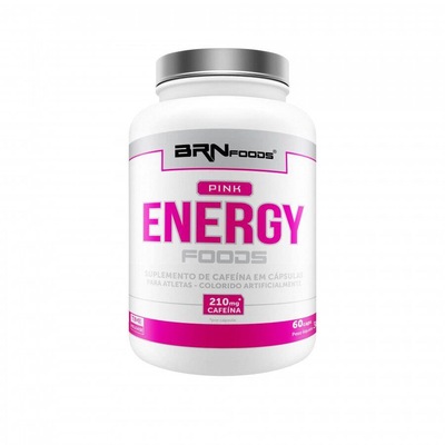 Termogênico BRN Foods Pink Energy - 120 Cápsulas - Foto 1