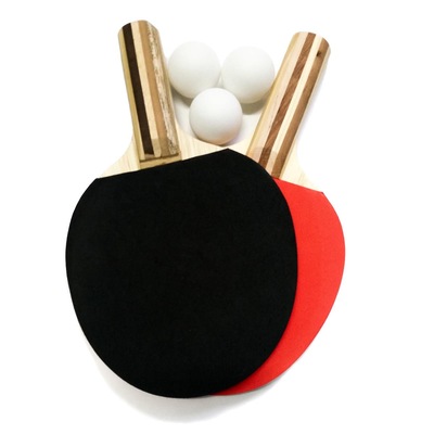 Kit de Tênis de Mesa Procópio BB: 2 Raquetes + 3 Bolinhas - Foto 1