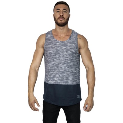 Camiseta Regata Especial Globe Stripe Panel - Masculina - Foto 1