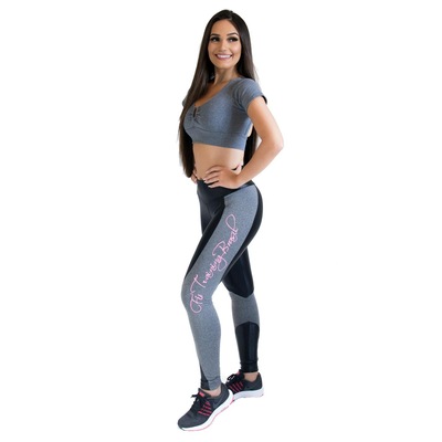 Calça Legging Fit Training Brasil Scissor - Feminina - Foto 1