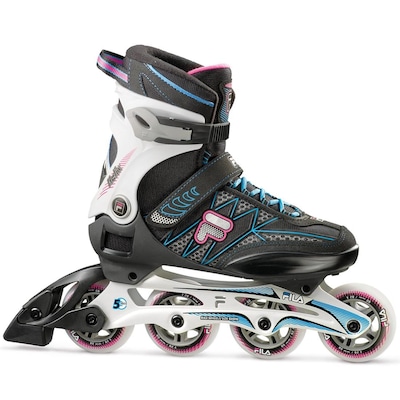 Patins Fila Helix Lady 80mm/82A - In Line - Fitness - ABEC 5 - Ajustável - Adulto - Foto 1