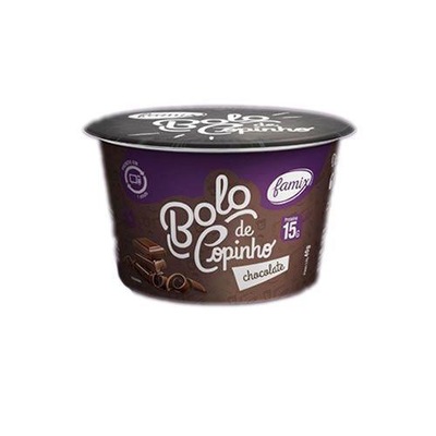 Bolo Proteico Famix de Copinho - Chocolate - 40g - Foto 1