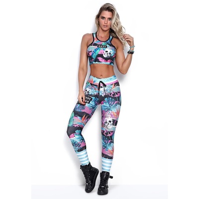 Calça Legging Elastic Acapulco Rock Code - Feminina - Foto 3