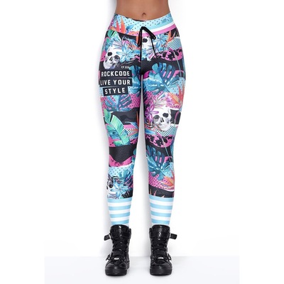 Calça Legging Elastic Acapulco Rock Code - Feminina - Foto 4