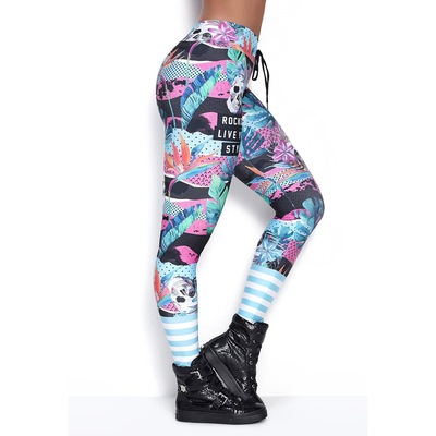 Calça Legging Elastic Acapulco Rock Code - Feminina - Foto 1