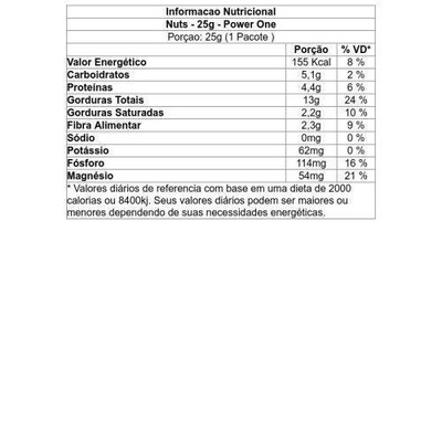 Snack Nuts Power One - 25g - Foto 2