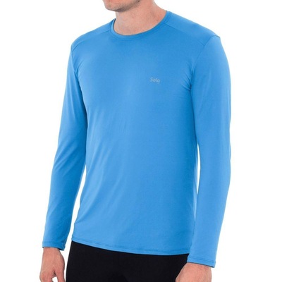 Camiseta Manga Longa Solo Ion UV com Proteção Solar - Masculina - Foto 2