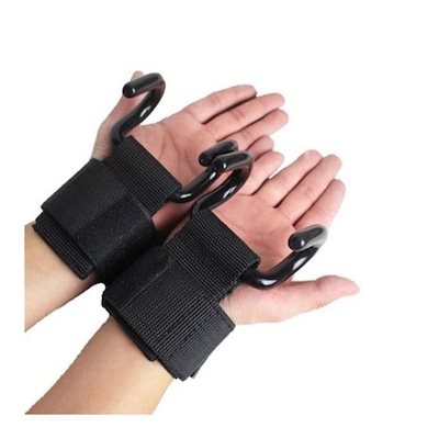 Luvas para Musculação com Gancho Straps Yangfit - Adulto - Foto 1