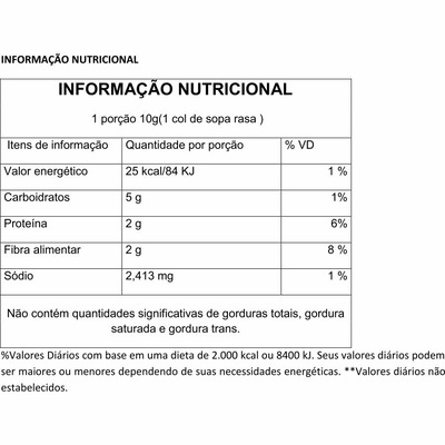 Farinha Seca Barriga Mosteiro Devakan Natural Belly - 250g - Foto 2