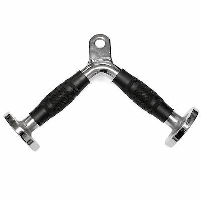 Puxador V Yang Fit Tríceps Crossover Pulley Pegador Emborrachado - Foto 1