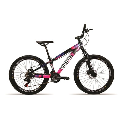 Bicicleta Vikingx X25 Aro 26 - Freio a Disco - Câmbio Shimano - 21 Marchas - Foto 1