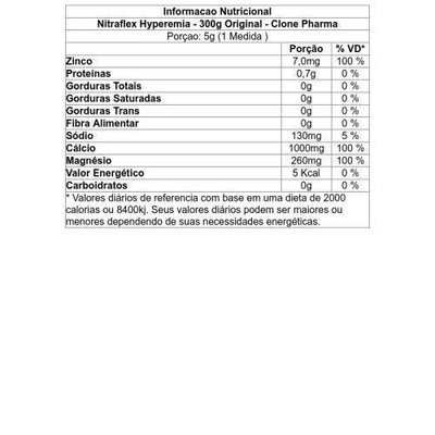 Nitraflex Hyperemia Clone Pharma - Original - 300g - Foto 2